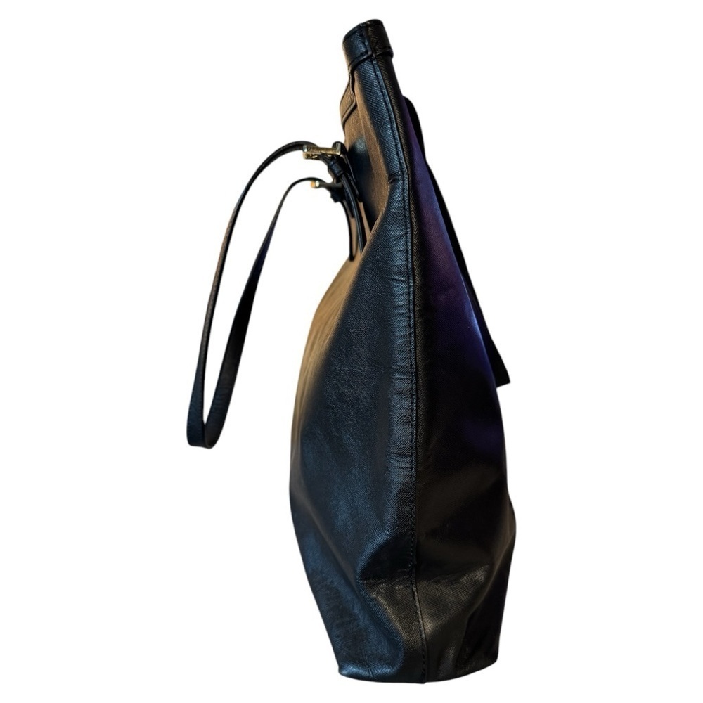 Cynthia Rowley Black Leather Versatile Handbag - Picture 9 of 11